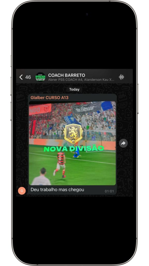 Depoimento de aluno - Nova Divisão